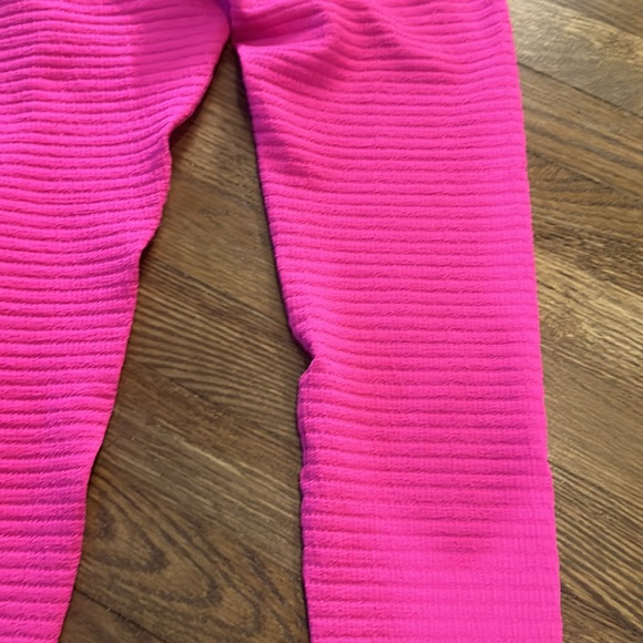 CARBON38 Ribbed 7/8 Legging Neon pink - Picture 8 of 8